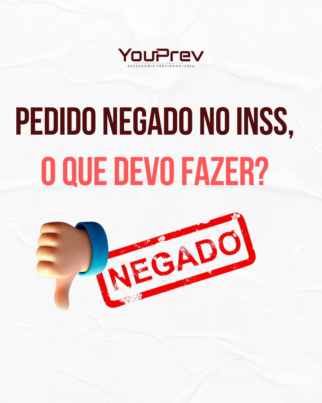 Você está visualizando atualmente Pedido de aposentadoria negado no INSS, o que devo fazer?