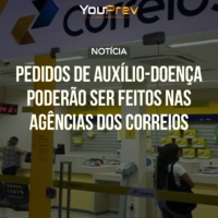 Auxílio-doença poderá ser solicitado em agências dos Correios