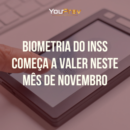 Biometria será obrigatória a partir de Novembro