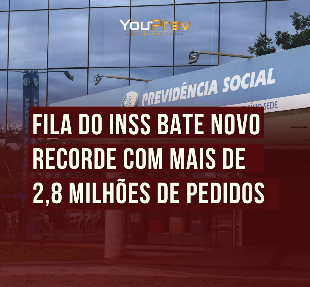 Você está visualizando atualmente Fila do INSS Bate Novo Recorde com Mais de 2,8 Milhões de Pedidos