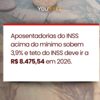Reajuste do INSS: aposentadorias acima do mínimo sobem 3,9% e teto vai a R$ 8.475,54 em 2026